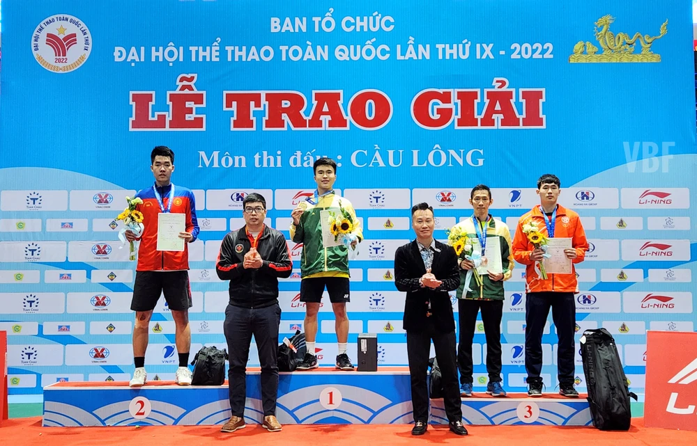 Nguyễn Hải Đăng mang về tấm HCV đại hội cho cầu lông TPHCM