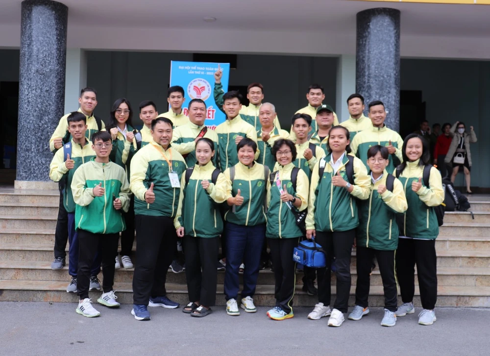 Đội tuyển pencak silat TPHCM tham dự Đại hội Thể thao toàn quốc 2022