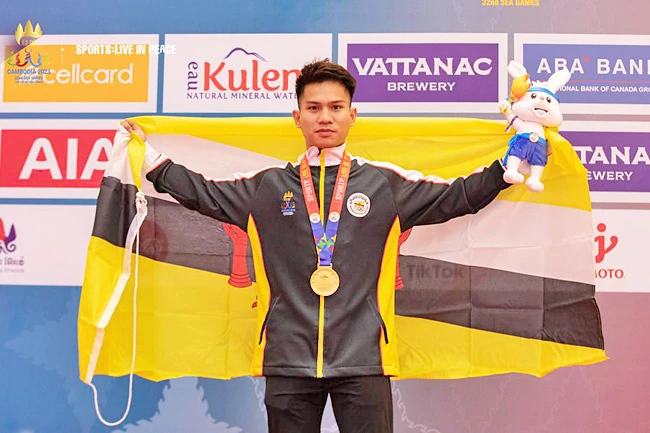 Mohammad Adi Salihin là niềm hy vọng vàng của thể thao Brunei tại các kỳ SEA Games