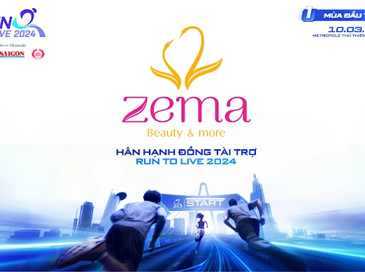 Zema - Nhà đồng tài trợ tại Run To Live 2024