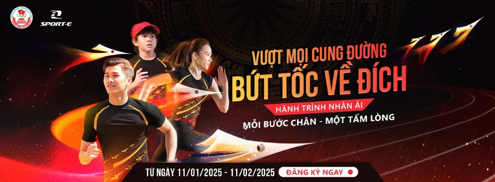 Mỗi bước chân chạy của người tham gia đều hướng đến mục tiêu gây quỹ hỗ trợ các tài năng thể thao 