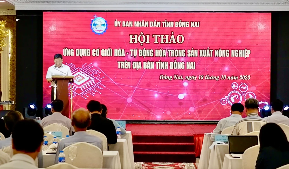 Đồng Nai: Đẩy mạnh ứng dụng cơ giới hoá trong sản xuất nông nghiệp 