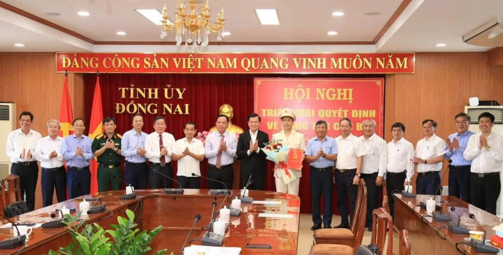 Đại tá Nguyễn Hồng Phong tham gia Ban Thường vụ Tỉnh ủy Đồng Nai