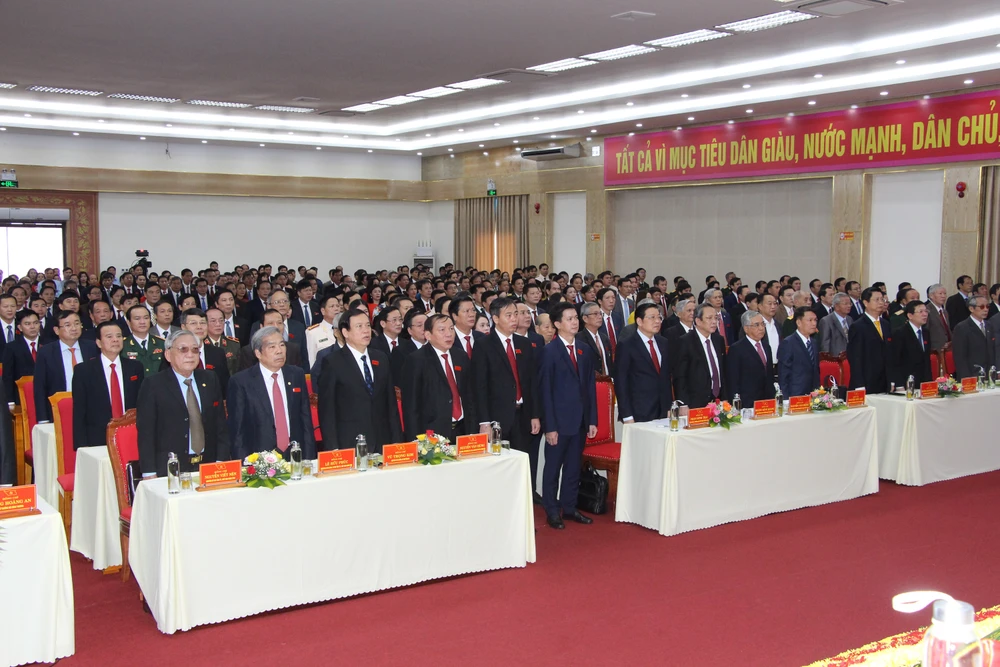 Lãnh đạo Trung ương và địa phương dự Đại hội đại biểu Đảng bộ tỉnh Quảng Trị