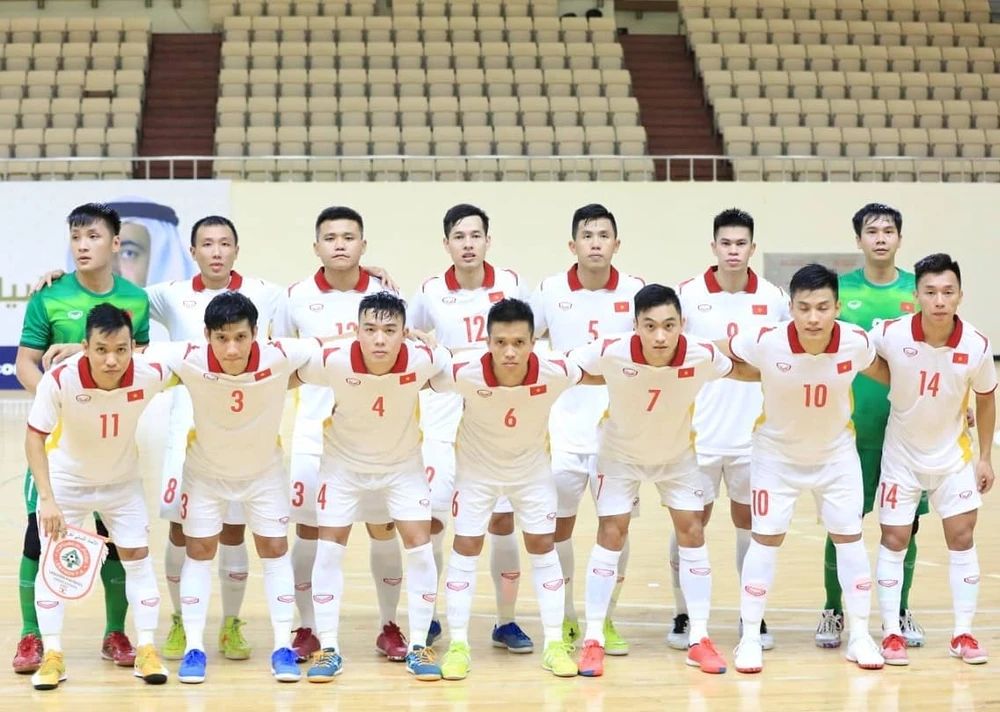 Đội tuyển futsal Việt Nam đã giành vé tham dự World Cup 2021. Ảnh: LFA