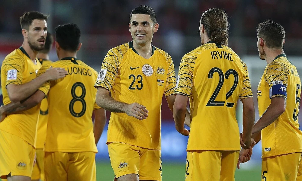 21 cầu thủ của Australia được triệu tập đang thi đấu ở nước ngoài. Ảnh: AP