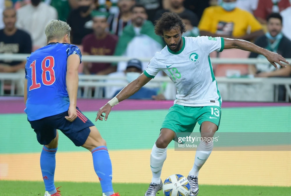 Saudi Arabia đã có chiến thắng sát nút 1-0 trước Nhật Bản. Ảnh: GETTY