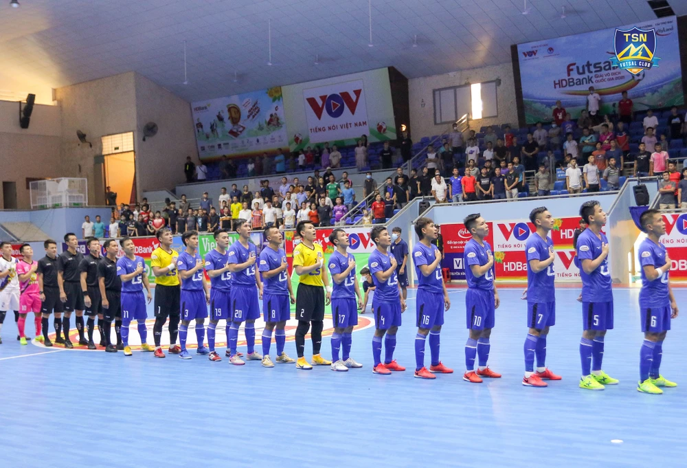 Lượt về Giải futsal VĐQG và Cúp futsal Quốc gia năm 2021 được tổ chức tại TPHCM. Ảnh: ANH TRẦN