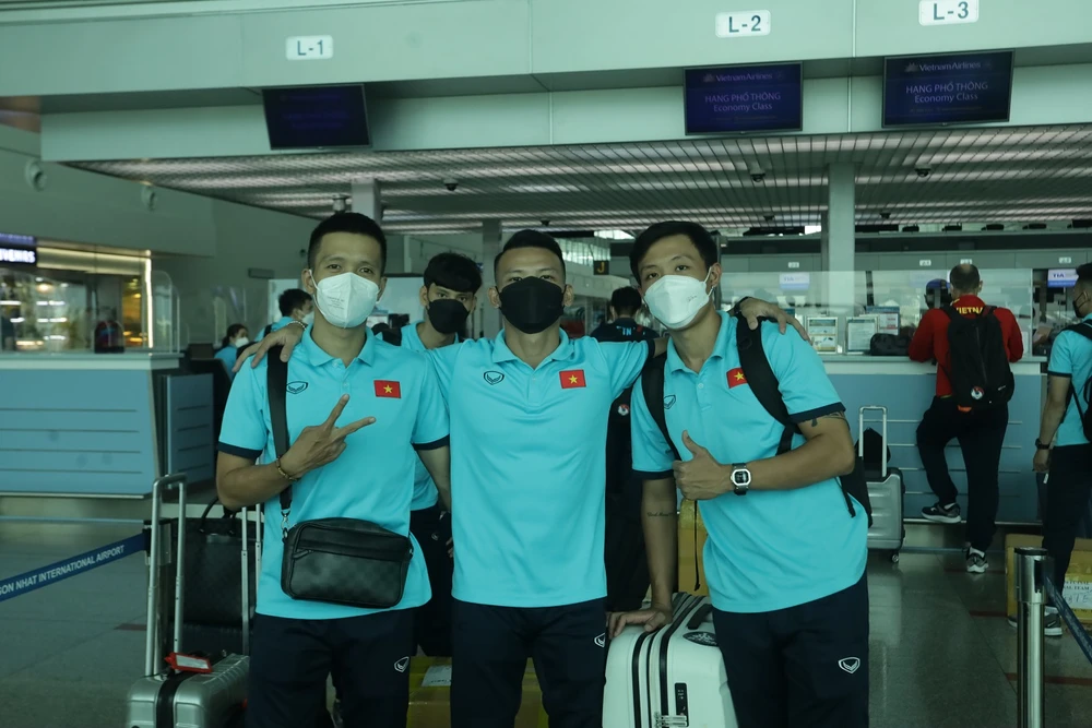 Đội tuyển futsal Việt Nam trở về nước 
