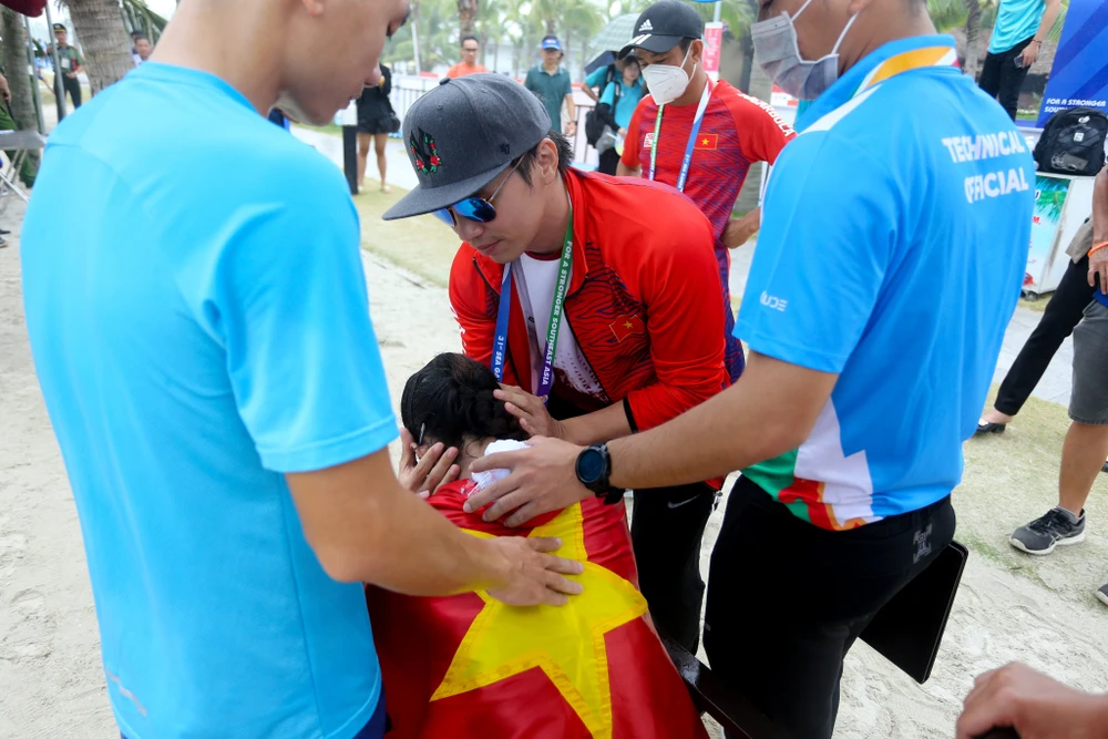 Nguyễn Ngọc Phương Trinh không giành được HC ở SEA Games 31. ẢNH: KHOA TRẦN