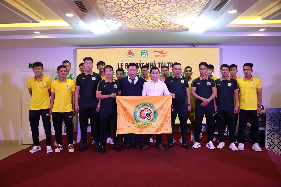 Sài Gòn FC hạ chỉ tiêu vào tốp 3 ở Giải futsal VĐQG. ẢNH: HỮU THÀNH