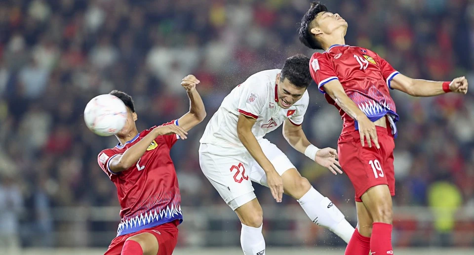 Việt Nam đã đánh bại Lào 6-0 ngay trên sân khách ở vòng bảng AFF Cup 2022
