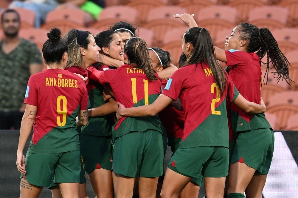 Bồ Đào Nha nằm chung bảng đấu với đội tuyển nữ Việt Nam ở World Cup nữ 2023. ẢNH: GETTY 