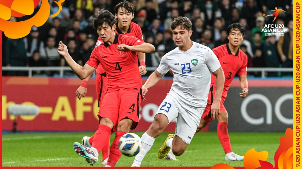 U20 Hàn Quốc đã dừng bước ở bán kết Giải U20 châu Á 2023. ẢNH: AFC 