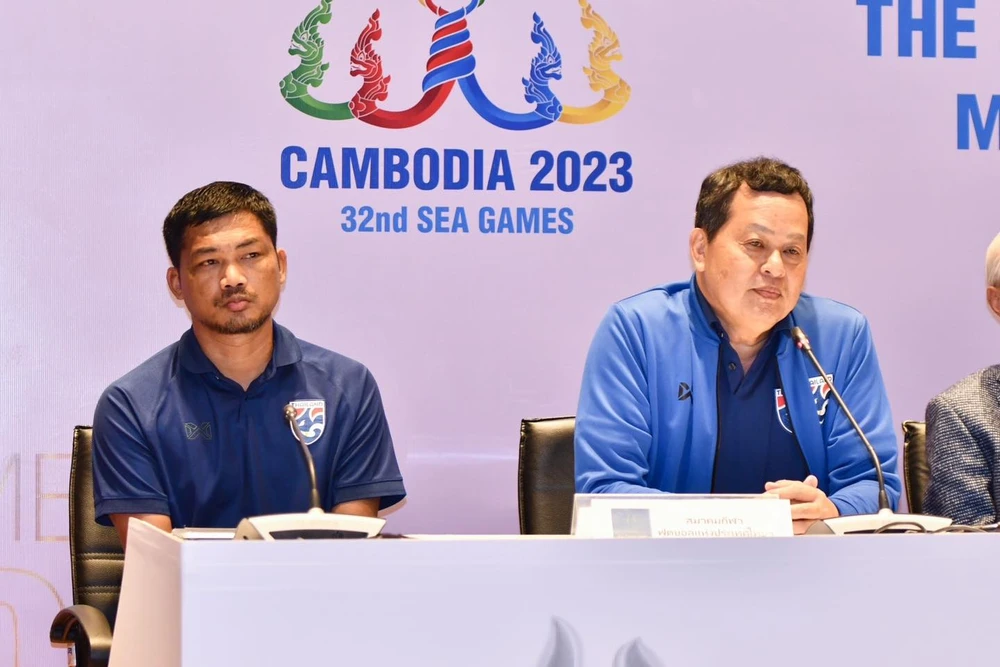 U23 Thái Lan tự tin hướng đến tấm HCV ở SEA Games 32. ẢNH: FAT. 