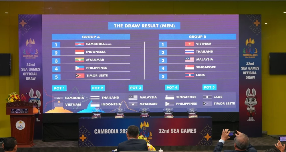 Kết quả bốc thăm chia bảng bóng đá nam SEA Games 32 đã tạo nên bảng "tử thần" với U22 Việt Nam, U22 Thái Lan và U22 Malaysia vào chung bảng B. 