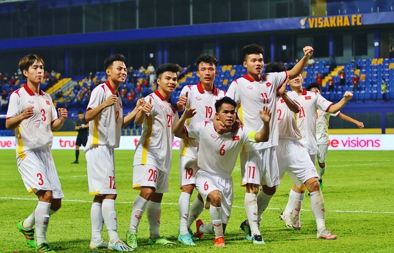 Một số tuyển thủ U22 Việt Nam từng thi đấu trên sân Prince ở Giải U23 Đông Nam Á 2022