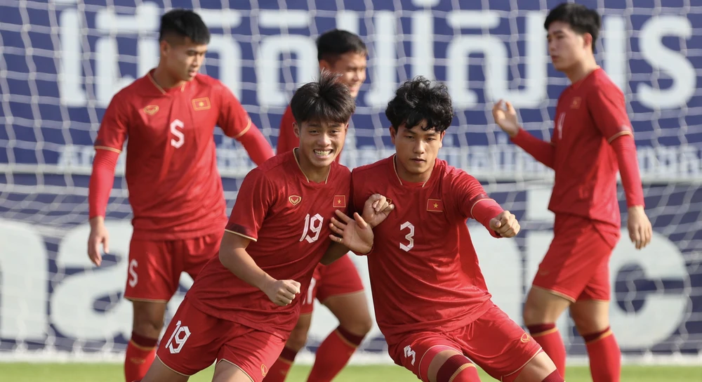 Đội tuyển bóng đá nam U22 Việt Nam đã sẵn sàng cho trận ra quân ở SEA Games 32. ẢNH: DŨNG PHƯƠNG 