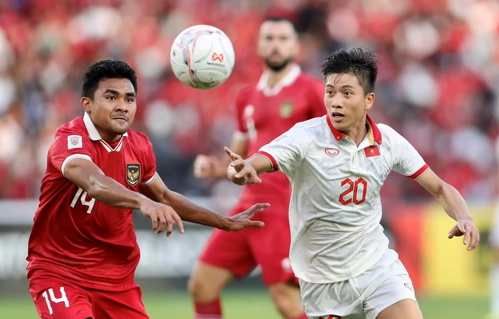 Hai đội tuyển Việt Nam và Indonesia thi đấu 2 trận giao hữu trong tháng 6. ẢNH: ANH KHOA 