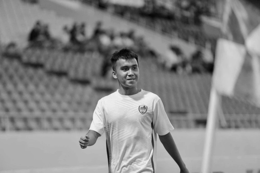 Cầu thủ Võ Minh Hiếu không may qua đời hôm 25-6. ẢNH: TỊNH ĐẾ