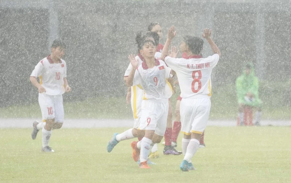 U19 nữ Việt Nam đại thắng ở trận ra quân Giải U19 nữ Đông Nam Á 2023.