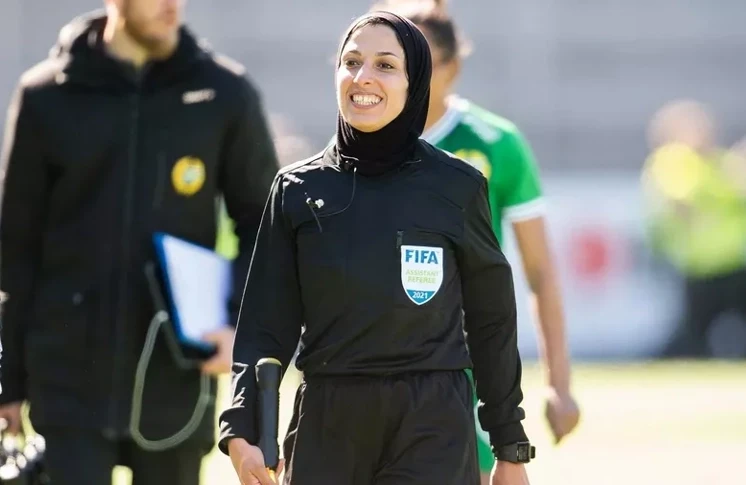 Bà Heba Saadia đã trở thành trọng tài người Palestine đầu tiên được điều hành ở một kỳ World Cup.