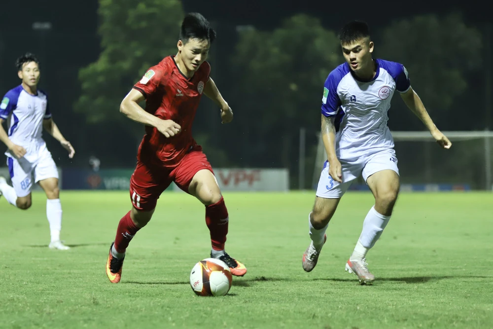 PVF bị đội cuối bảng Phú Thọ cầm hoà trên sân nhà. ẢNH: MINH HOÀNG
