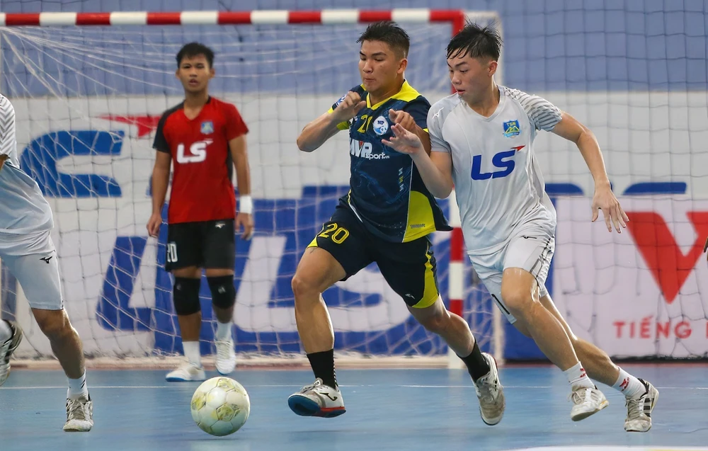 U20 Thái Sơn Nam dưới sự dẫn dắt của HLV Nguyễn Bảo Trung dự Giải futsal U20 quốc gia 2023. ẢNH: ANH TRẦN