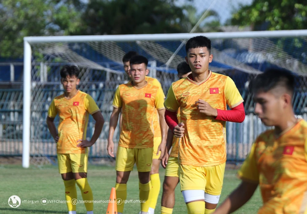 U23 Việt Nam đã sẵn sàng cho trận ra quân Giải U23 Đông Nam Á 2023 gặp U23 Lào vào ngày 20-8. Ảnh: ĐOÀN NHẬT