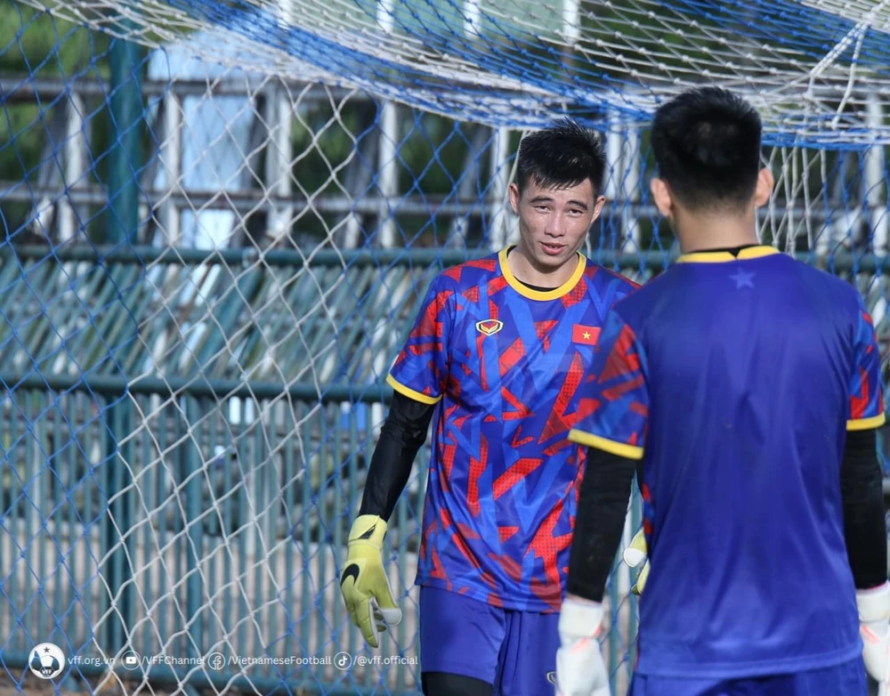 Thủ môn Quan Văn Chuẩn được bầu làm đội trưởng U23 Việt Nam.