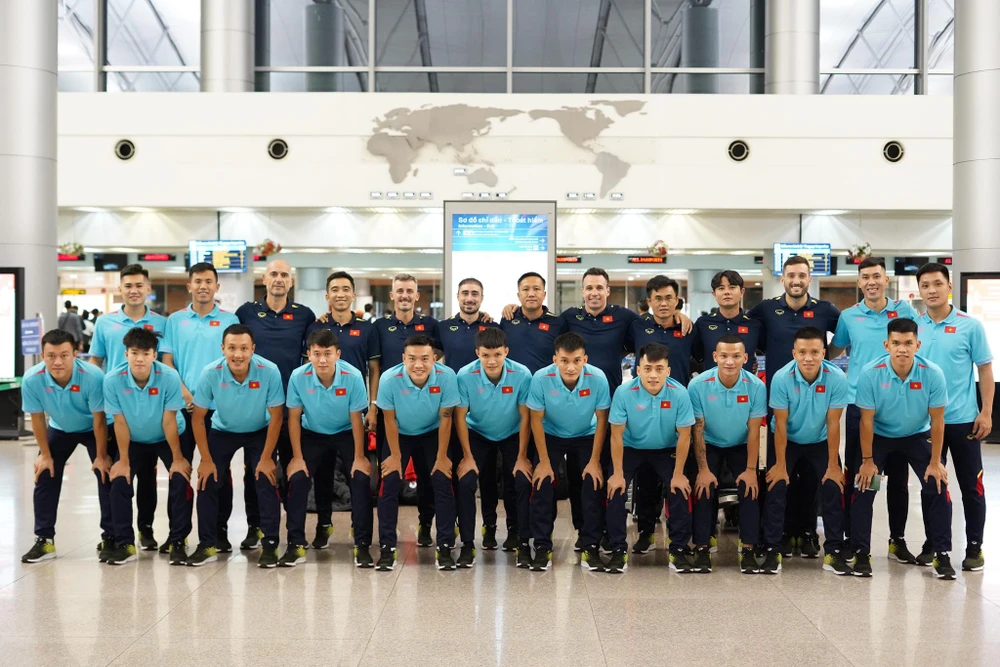Đội tuyển futsal Việt Nam sẵn sàng tham dự vòng loại Giải futsal châu Á 2024. 