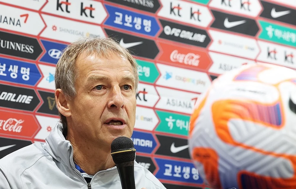 HLV Jurgen Klinsmann của Hàn Quốc dành sự tôn trọng tuyệt đối đến đội tuyển Việt Nam. Ảnh: Getty