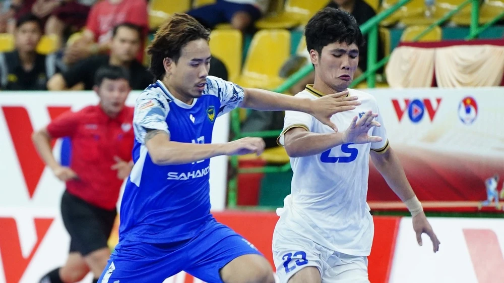 Thái Sơn Bắc và Sahako FC cầm hòa nhau ở lượt trận thứ 2 vòng bảng Futsal Cúp quốc gia 2023. 