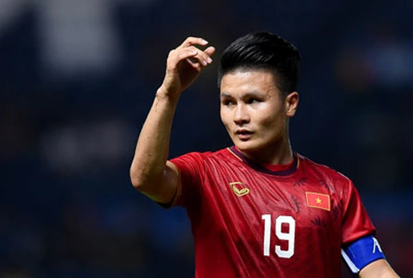 Nguyễn Quang Hải trở lại đội tuyển Việt Nam chuẩn bị cho Asian Cup 2023. 
