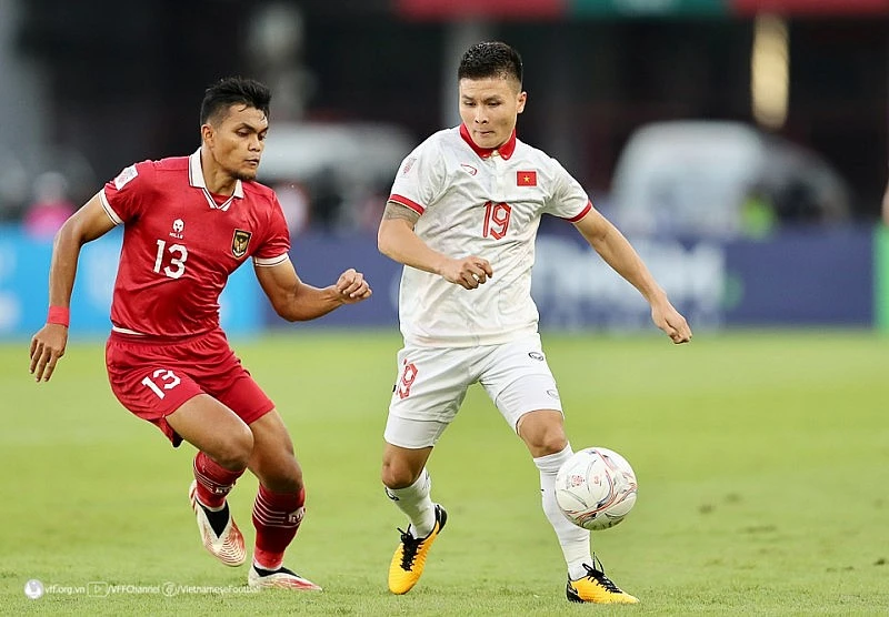 Hai đội tuyển Việt Nam và Indonesia cạnh tranh nhau quyết liệt cho tấm vé vượt qua vòng bảng Asian Cup 2023.