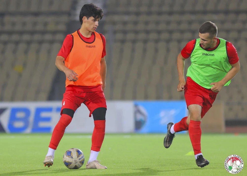 U23 Tajikistan đã tập trung để chuẩn bị cho hai trận đấu giao hữu với đội khách U23 Việt Nam. 