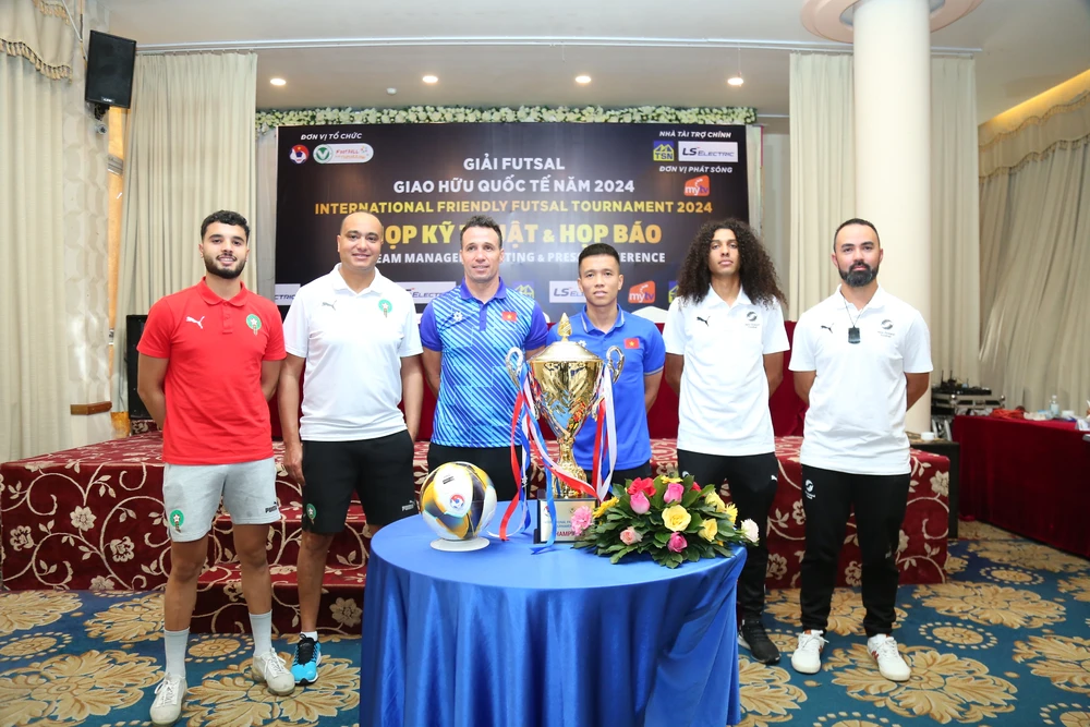 Các đội tuyển tham dự Giải futsal giao hữu quốc tế 2024 ở TPHCM đều thể hiện quyết tâm cao nhất. 