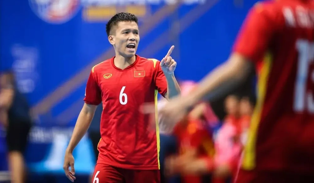 Phạm Đức Hòa tin tưởng vào các đồng đội sẽ hoàn thành mục tiêu đoạt vé dự Futsal World Cup lẫn có huy chương ở Giải futsal châu Á 2024. 