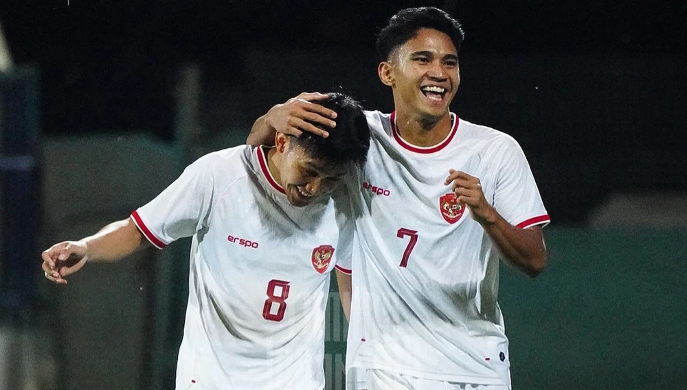 Ban huấn luyện của U23 Indonesia thất vọng khi thông tin trận giao hữu kín với U23 UAE đã bị lộ ra ngoài. ẢNH: PSSI 