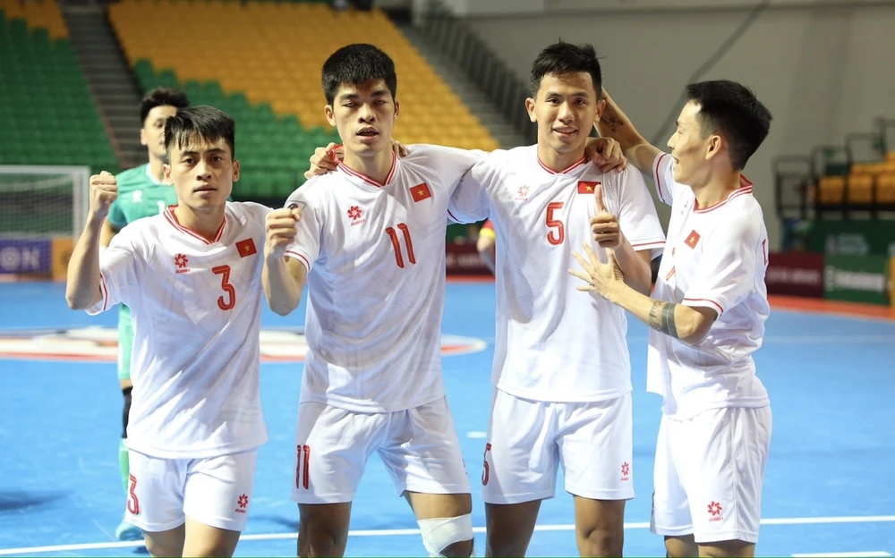 Đội tuyển Futsal nam Việt Nam được FIFA công bố xếp hạng 33 thế giới. ẢNH: AFC