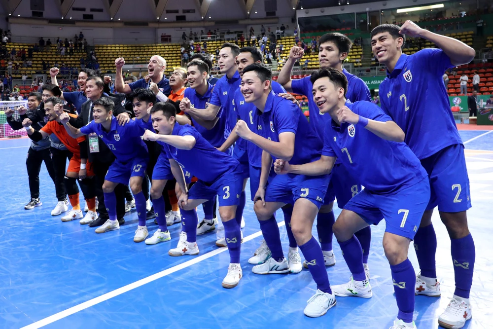 Futsal Thái Lan có khả năng rơi vào bảng tử thần ở World Cup 2024. ẢNH: FAT 