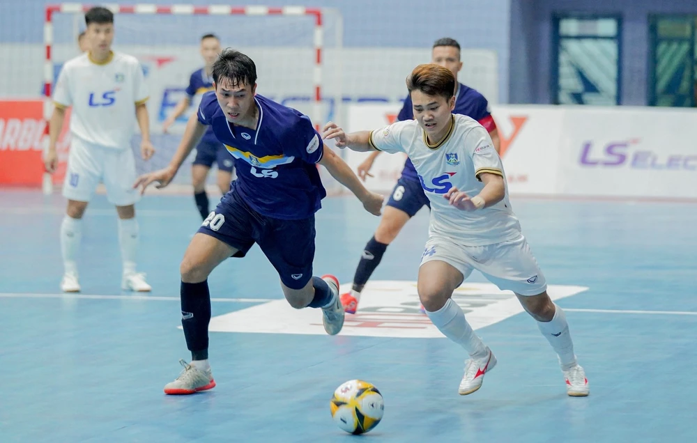 Thái Sơn Nam TPHCM và Thái Sơn Bắc được nhận định sẽ có chiến thắng ở vòng 4 Giải Futsal VĐQG 2024. ẢNH: ANH TRẦN 