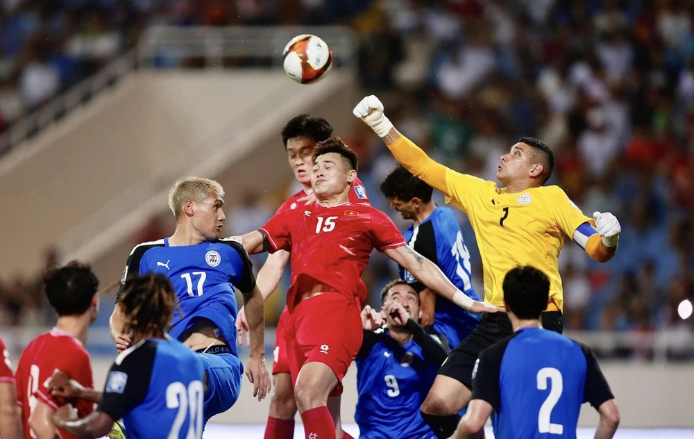 Philippines đã bị đội tuyển Việt Nam loại khỏi vòng loại World Cup 2026. ẢNH: DŨNG PHƯƠNG 