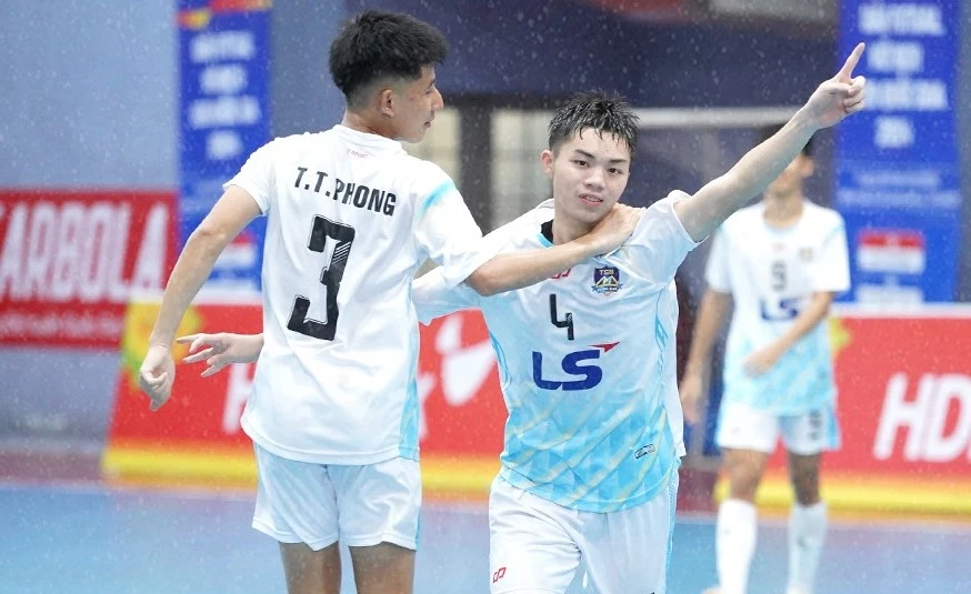 U20 Thái Sơn Nam TPHCM khởi đầu thuận lợi tại Giải Futsal U20 quốc gia 2024. ẢNH: ANH TRẦN 