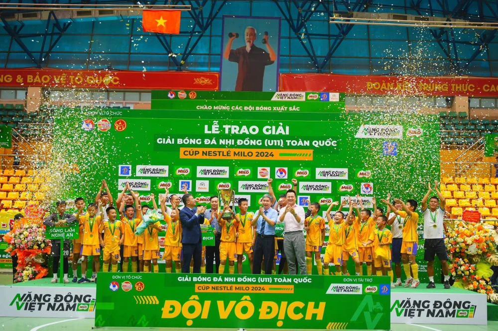 U11 SLNA bị tước chức vô địch Giải U11 toàn quốc 2024. 