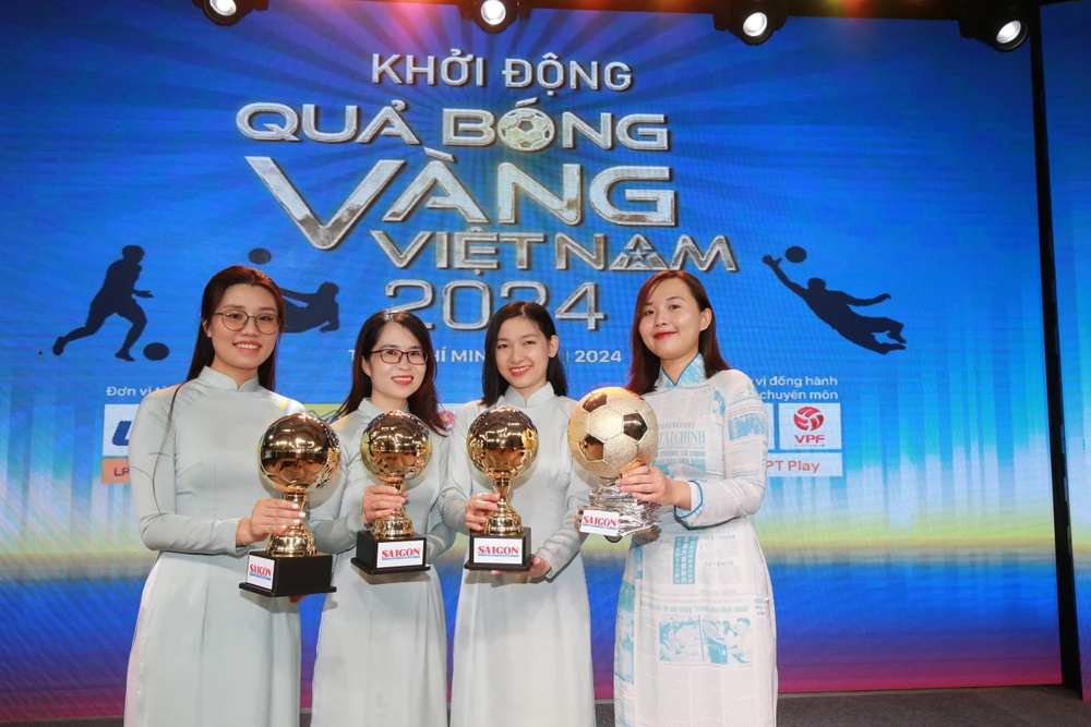 Cuộc bầu chọn Quả bóng vàng Việt Nam 2024 khó đoán lường vì khoảng cách giữa các ứng viên đầy sít sao. ẢNH: DŨNG PHƯƠNG 