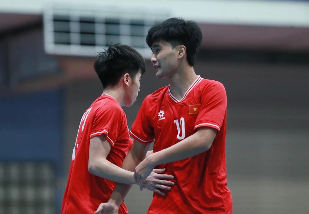 Tài năng trẻ 19 tuổi Nguyễn Đa Hải là ứng viên cho danh hiệu Quả bóng vàng Futsal Việt Nam 2024. ẢNH: ANH TRẦN 