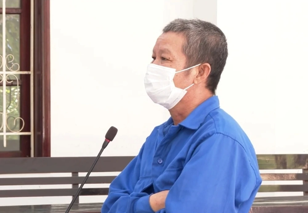Bị cáo Võ Văn Việt tại tòa