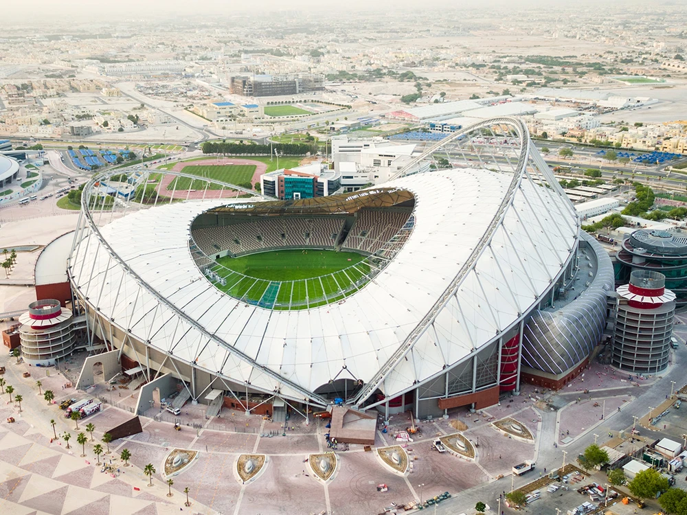 Sân vận động quốc tế Khalifa là công trình ấn tượng của Qatar dành cho World Cup 2022