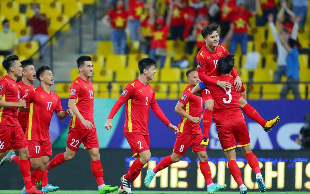 Đội tuyển Việt Nam chiến thắng ở AFF Cup 2022 sẽ tiếp thêm động lực cho giấc mơ World Cup. Ảnh: DŨNG PHƯƠNG